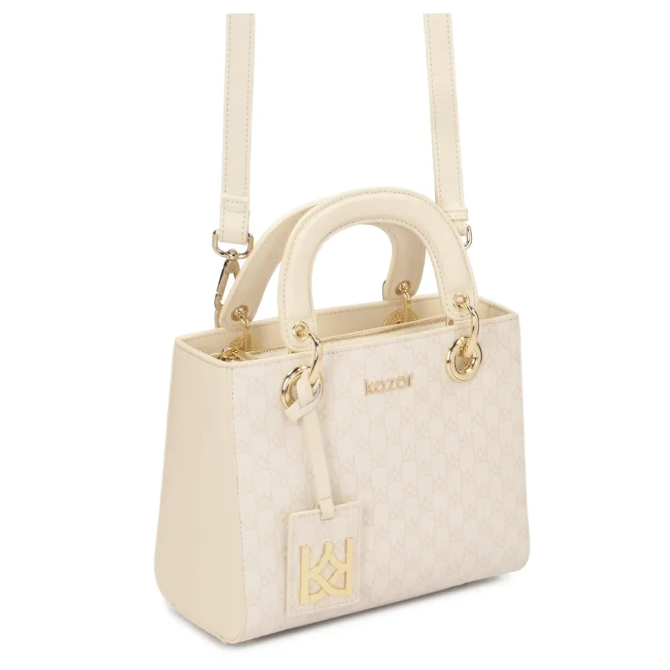 Helle Ledermuster-Tasche