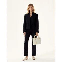 Helle Ledermuster-Tasche
