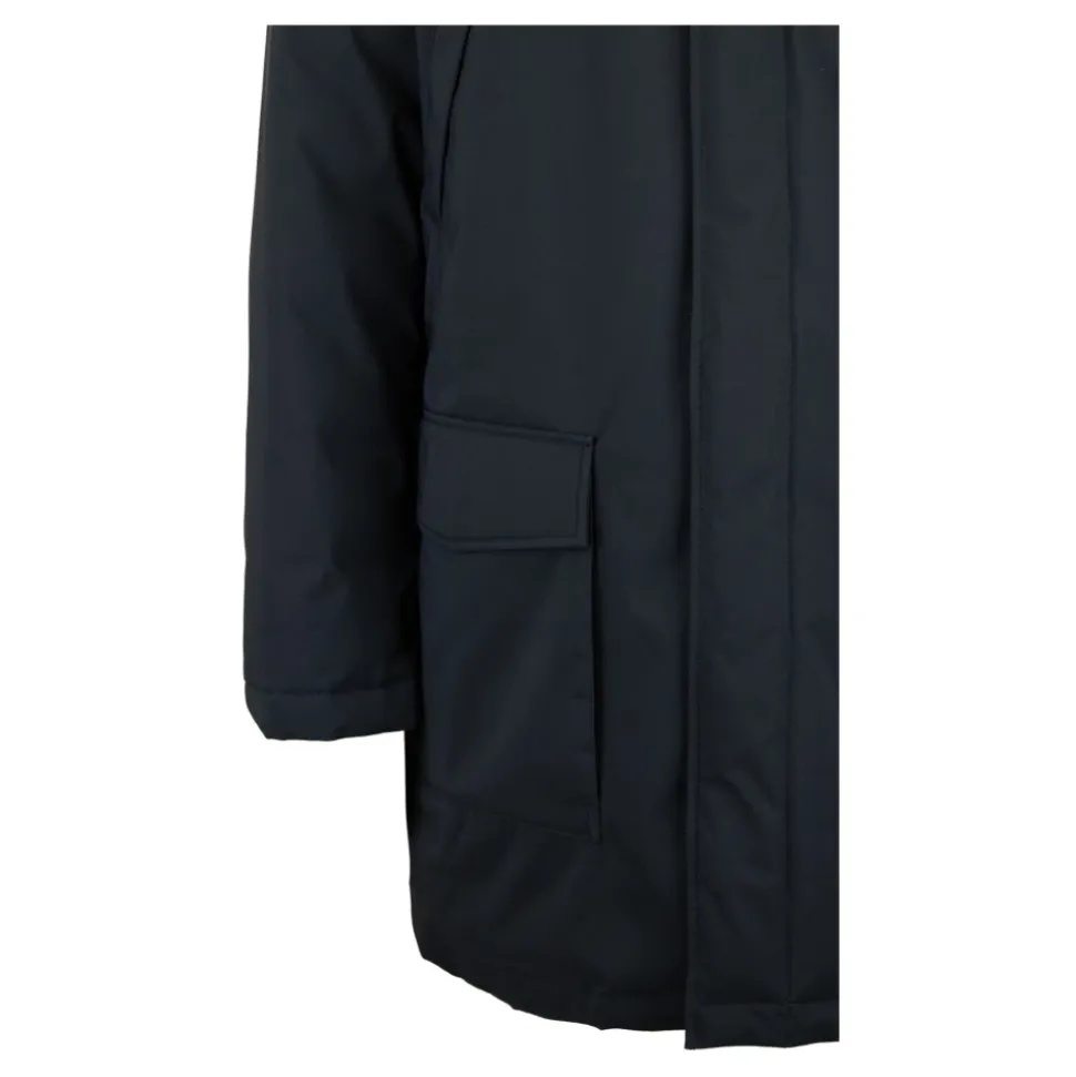 Herren Automatische Knopf Parka mit Reißverschluss