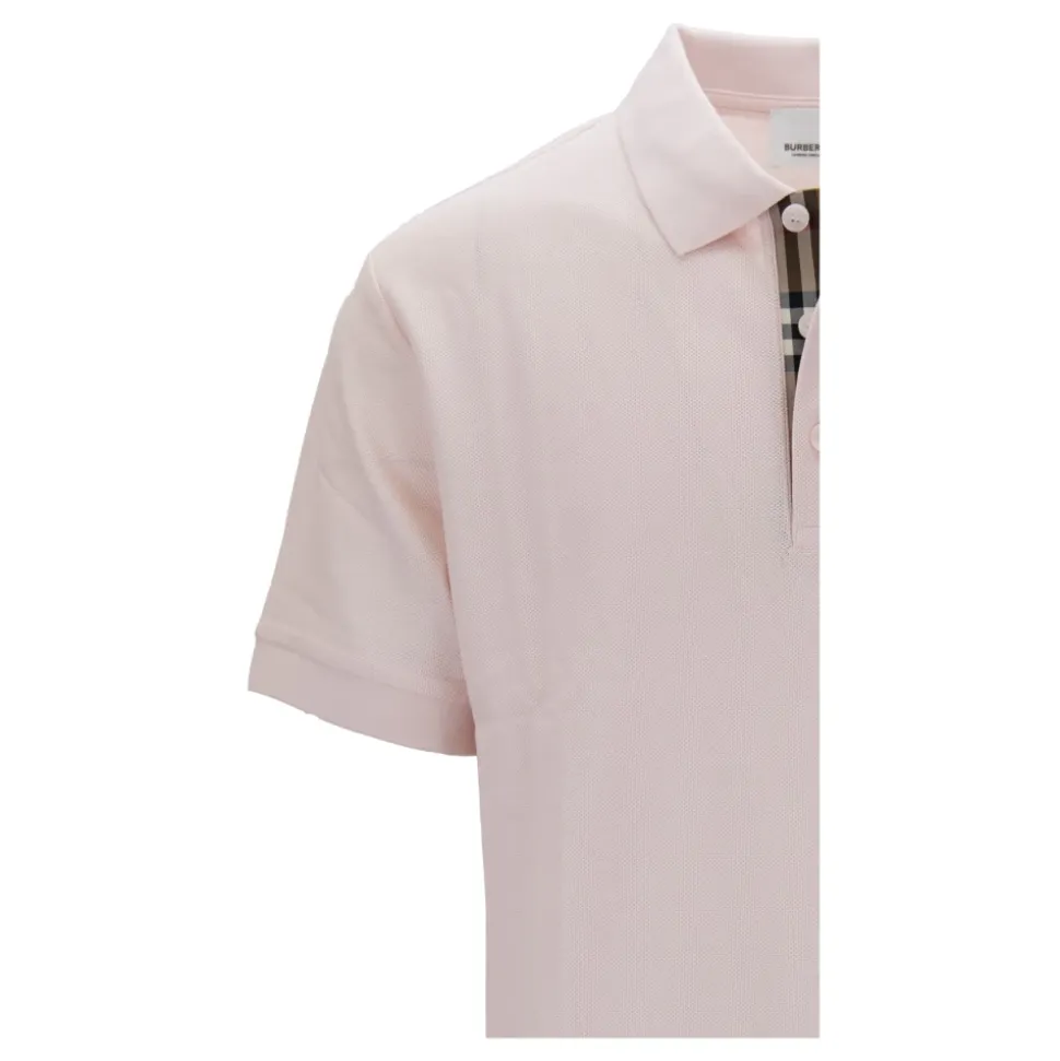 Herren Button Polo Shirt