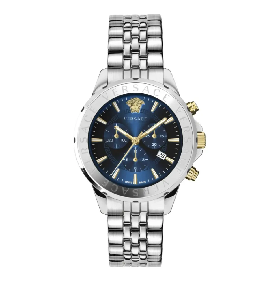 Herren Chronograph Signature Uhr Blau