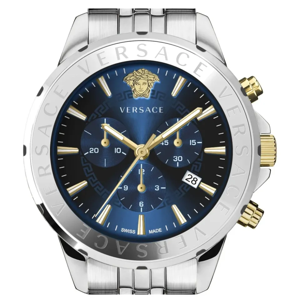 Herren Chronograph Signature Uhr Blau