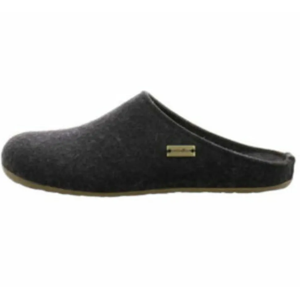 Herren Dunkelgraue Pantoffeln