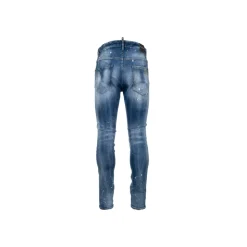 Herren Knopf Jeans
