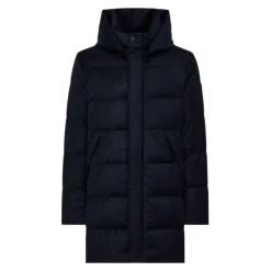 Herren Langer Wollmantel