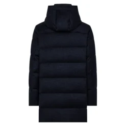 Herren Langer Wollmantel