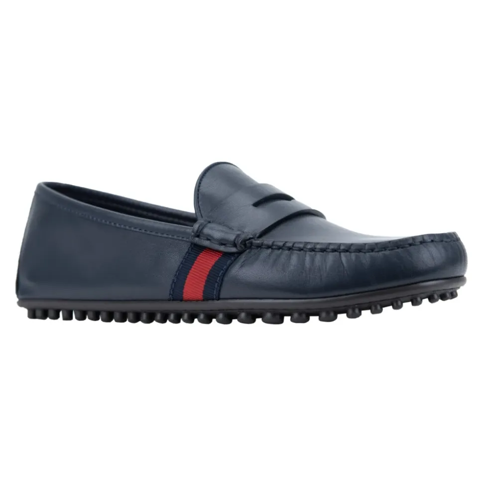 Herren Slip-On Loafers Lederschuhe