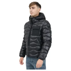 Herren Steppjacke mit Karomuster