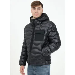 Herren Steppjacke mit Karomuster