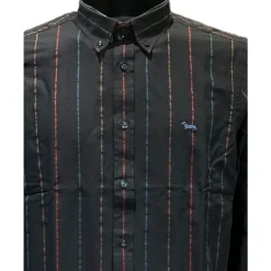 Herrenhemd mit All-Over-Multicolor-Logo - XXL