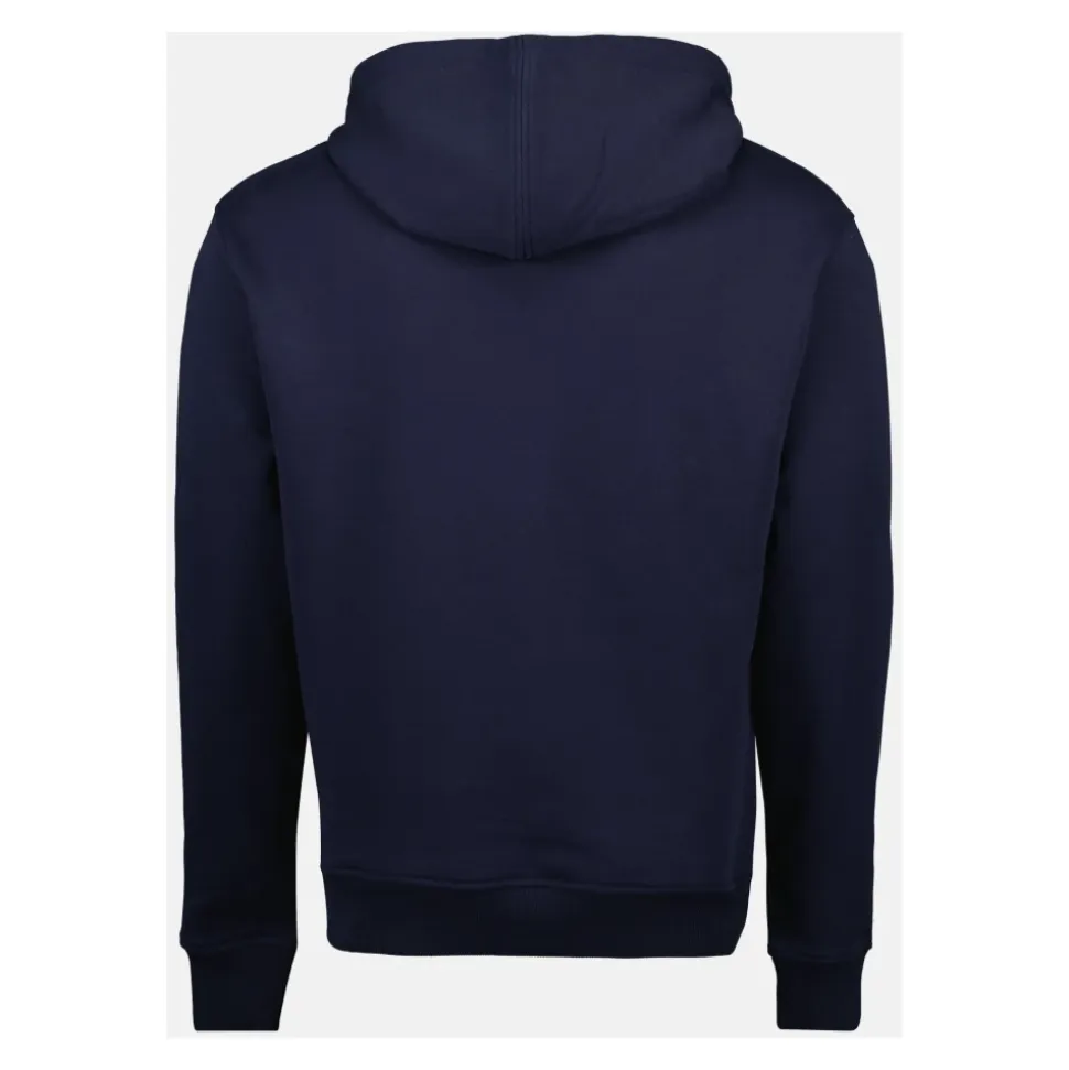 Herz Freund Hoodie Marineblau