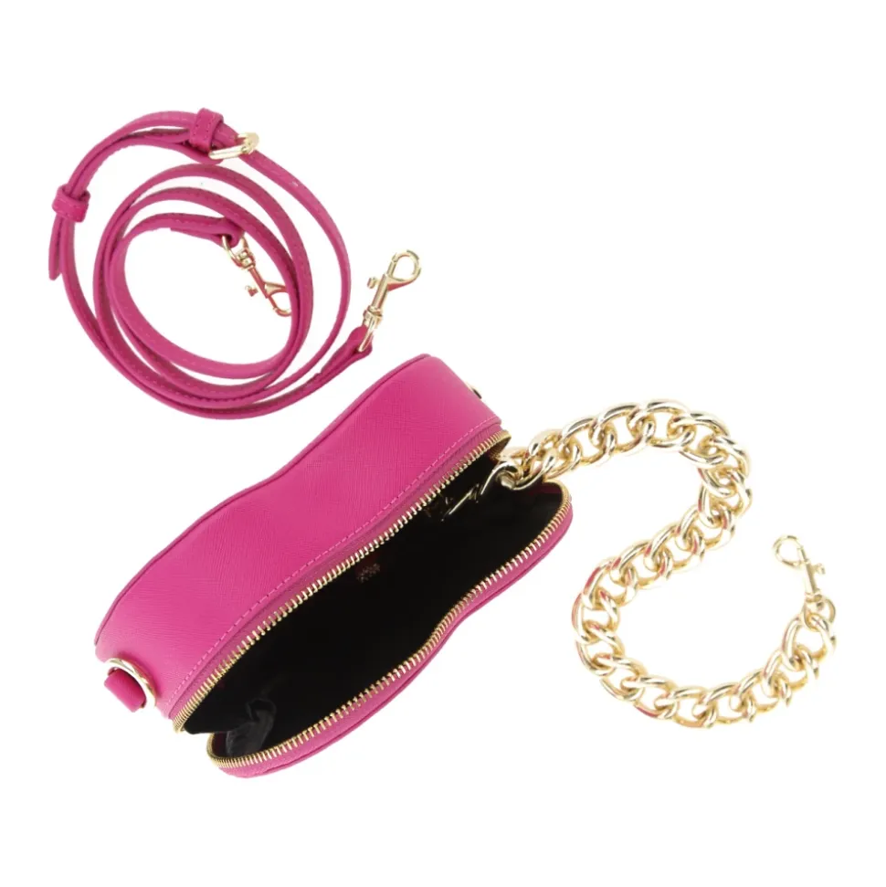 Herz Logo Lock Tasche Magenta