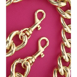 Herz Logo Lock Tasche Magenta