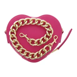 Herz Logo Lock Tasche Magenta