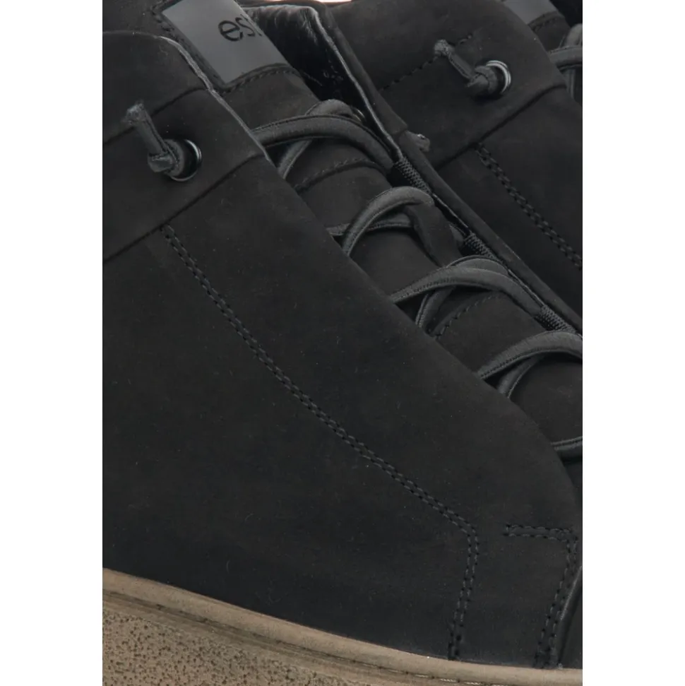 High-Top Black Sneakers