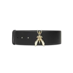 High-waisted Ledergürtel