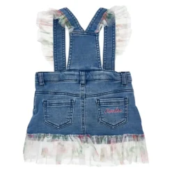 Himmelblaue Newborn Mädchen Latzhose