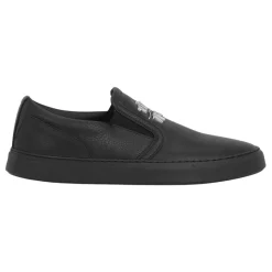 Hirsch-Print Leder Slipper
