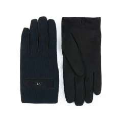 Hochwertige Lederhandschuhe mit Corduroy-Akzent