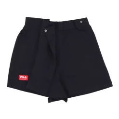 Hohe Taille Schwarze Schönheit Rock Shorts