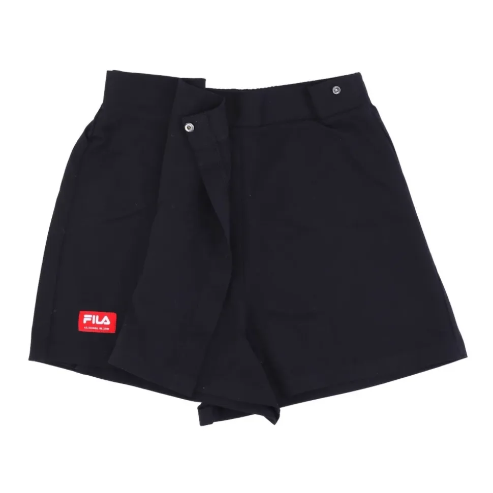 Hohe Taille Schwarze Schönheit Rock Shorts