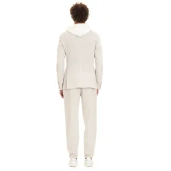 Horn Button Jacke mit abnehmbarem Davantino