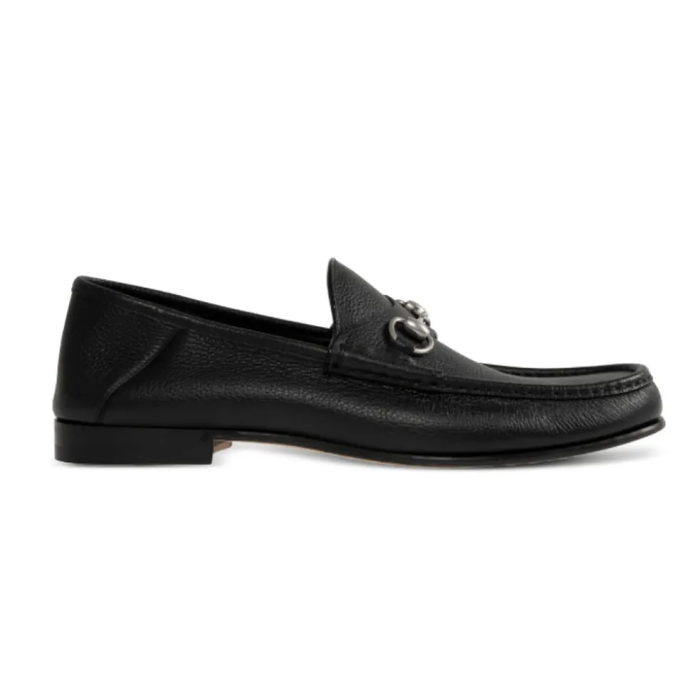 Horsebit Loafer mit niedrigem Absatz