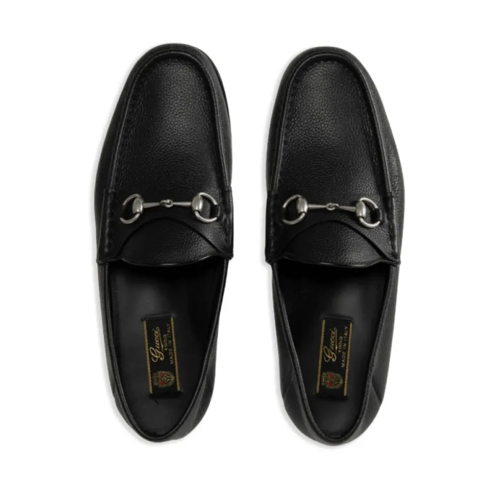 Horsebit Loafer mit niedrigem Absatz