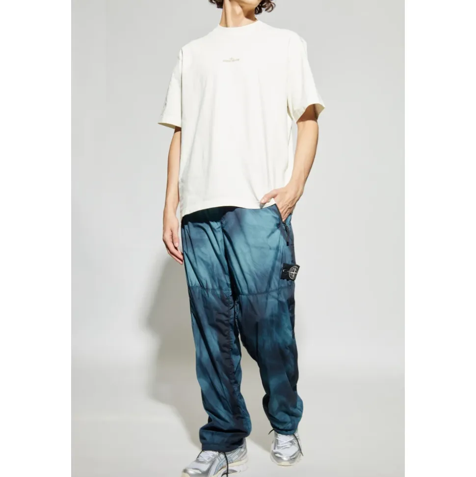 Hose mit Kordelzug am Saum