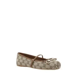 Ikonische GG Ballerinas mit Schleifendetail