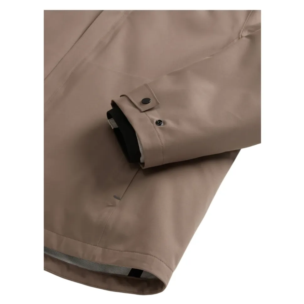 3-in-1 Polyester Twill Jacke Beige