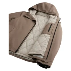 3-in-1 Polyester Twill Jacke Beige