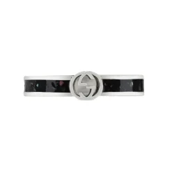 Interlocking G Ring Sterling Silber Iconic Logo