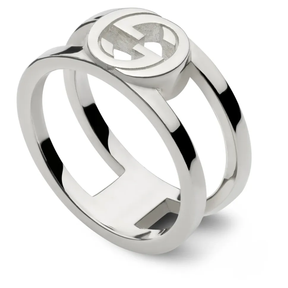 Interlocking Interlocking G Ring aus Sterlingsilber_groß 9mm