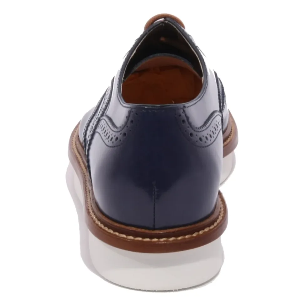 Italienische Oxford-Schuhe mit Brogue-Details
