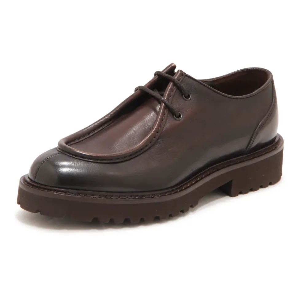 Italienische Schnürschuhe Triumph Braun