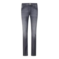 Italienische Slim-Fit Jeans mit klassischen Details