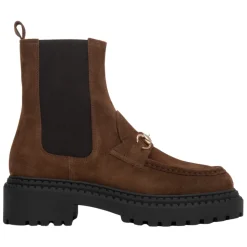 Italienische Velours Chelsea Boots