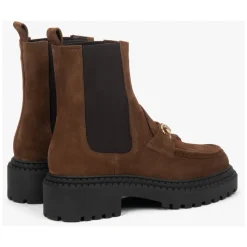 Italienische Velours Chelsea Boots