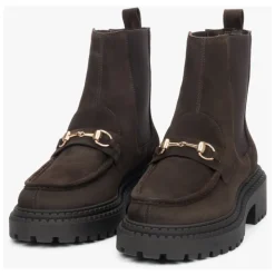 Italienische Velours Chelsea Boots