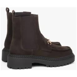 Italienische Velours Chelsea Boots