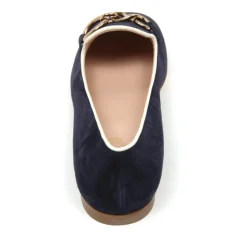 Ivory Ballerina Schuhe mit Ketten-Detail