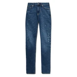 Jeans mit dekorativen Farbflecken