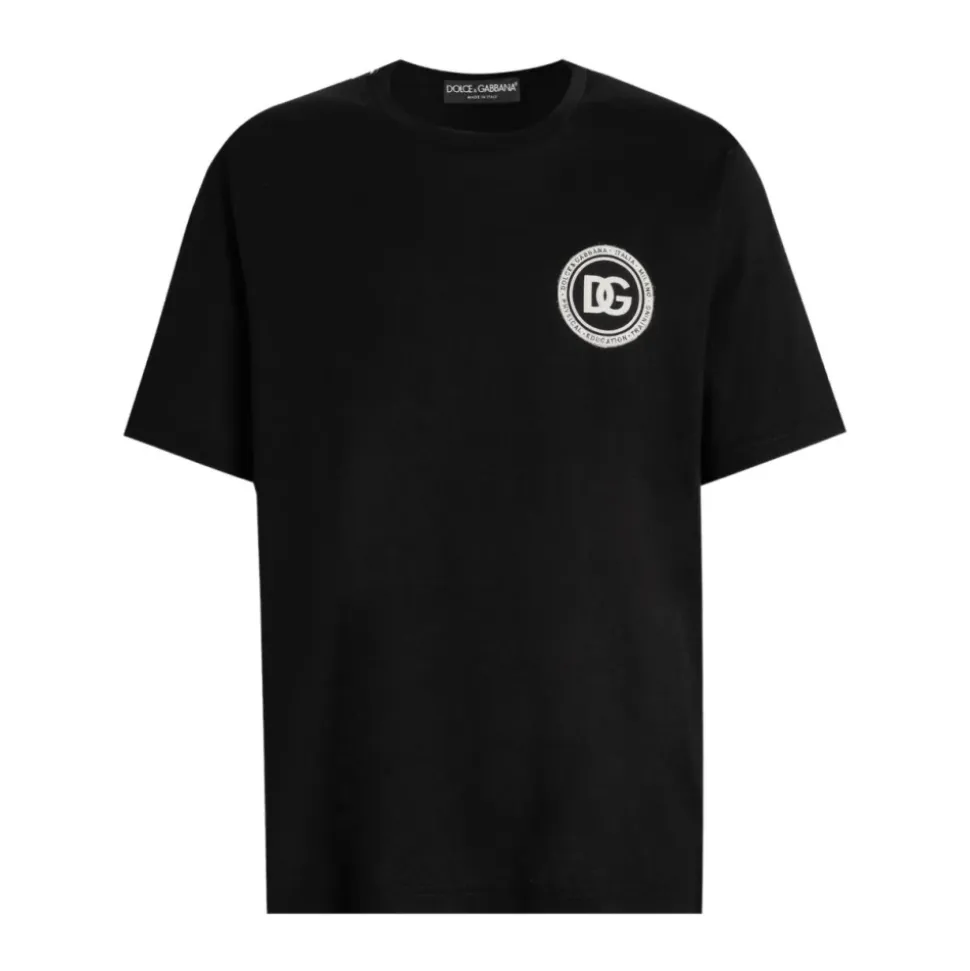 Jersey T-Shirt mit Patch