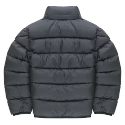 Jungen Schwarze Daunenjacke Hoher Kragen