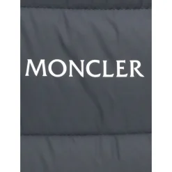 Jungen Schwarze Daunenjacke Hoher Kragen