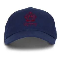 Kappe aus Baumwolle mit College-Emblem