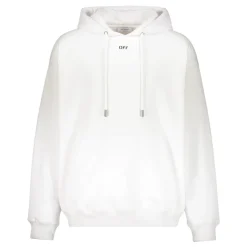 Kapuzenpullover in bequemem und vielseitigem Weiß.