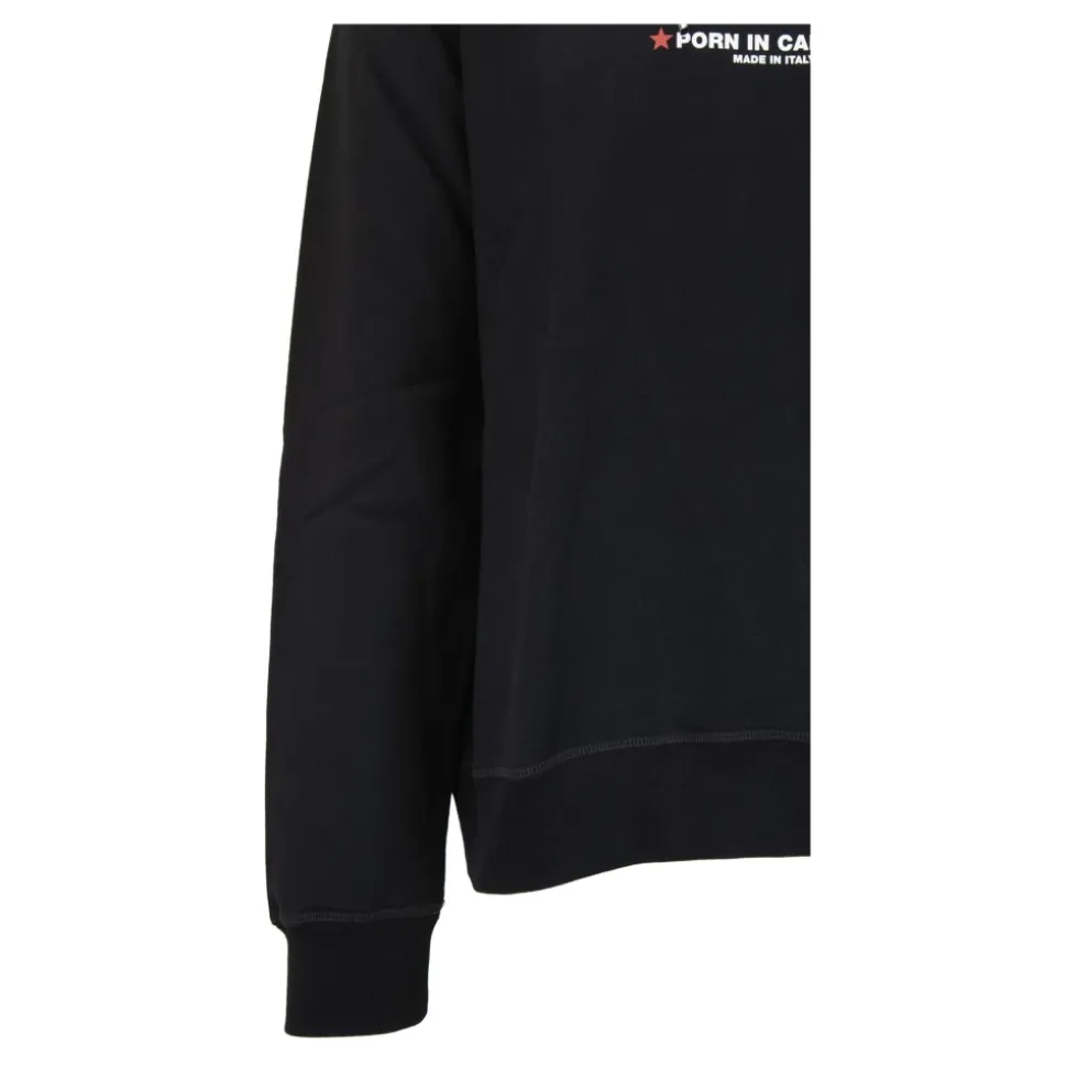 Kapuzenpullover mit Kontrastdruck