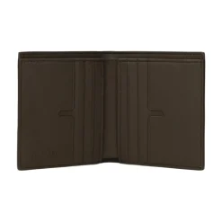 Karo-Muster Stoffbrieftasche mit Mehreren Fächern
